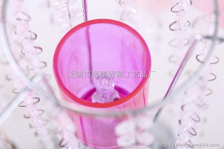 S26旋转玫瑰感应香熏灯创意台灯婚庆护眼香薰灯精油