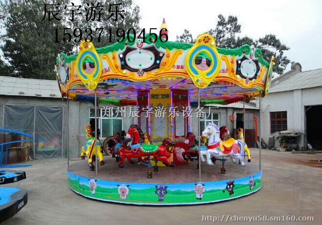 正方形小蹦极 儿童跳极 折叠钢架蹦极床 豪华转马