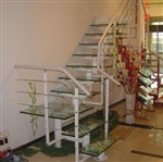 钢木楼梯栏杆有方管和圆管多种样式