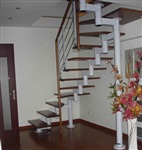 核对钢木楼梯的工艺流程