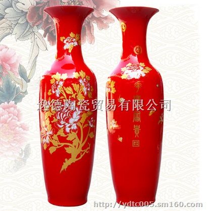 青花瓷大花瓶 艺术瓷大花瓶 礼品大花瓶