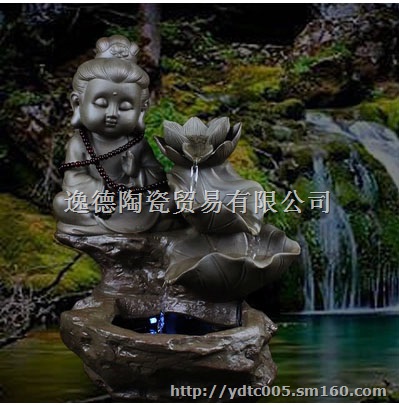 供应陶瓷喷泉，空气加湿器陶瓷喷泉，家用装饰品喷泉