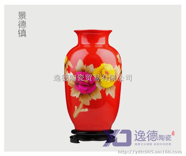 会所摆设陶瓷大花瓶 陶瓷大花瓶制造商