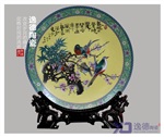 高档家居装饰大瓷盘 手绘青花大瓷盘 开业礼品大瓷盘