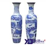 青花瓷陶瓷大花瓶