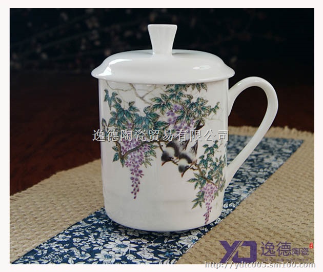 陶瓷水杯 开业纪念茶杯 陶瓷茶杯报价