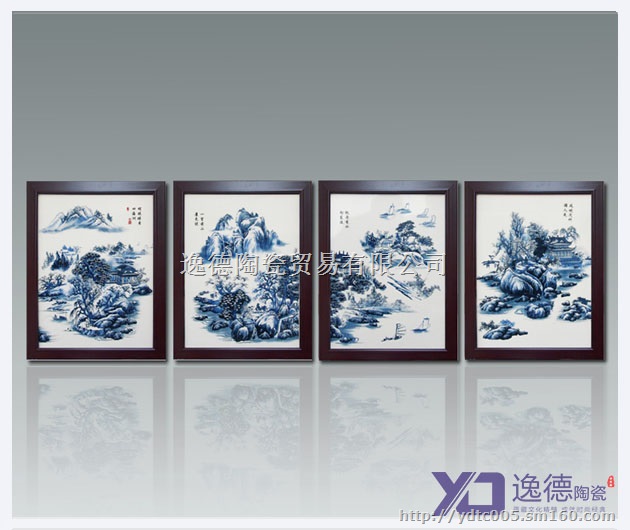 瓷板画批发 手绘瓷板画批发 普通瓷瓷板画批发