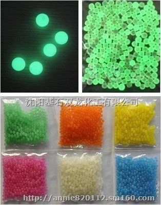 供应6色夜光水晶球夜光泡大球2.5-3mm无色橙色