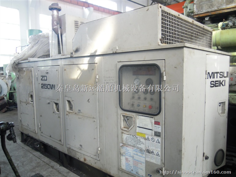 库存四台日本三井 ZD250W 柴油单螺杆空压机组
