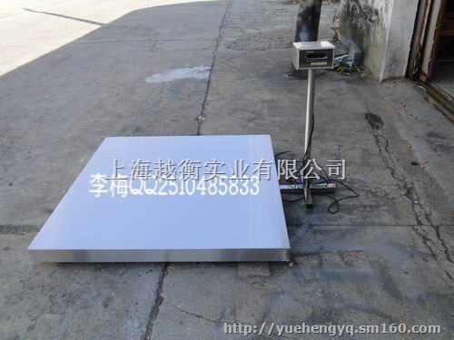 孝感防爆2吨地磅称，1吨不锈钢防腐小地磅称