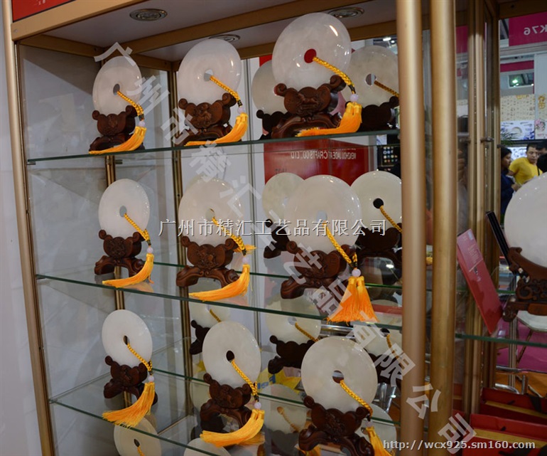 玉石平安扣商务礼品，企业年会礼品制作，新年送客户