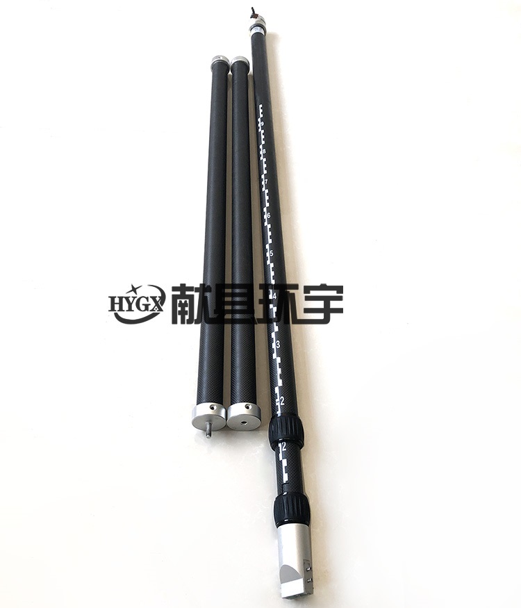 轻量碳纤维测量杆登山杖定制生产多功能伸缩杆