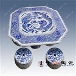 新款户外休闲陶瓷桌椅  手绘陶瓷桌椅大图片