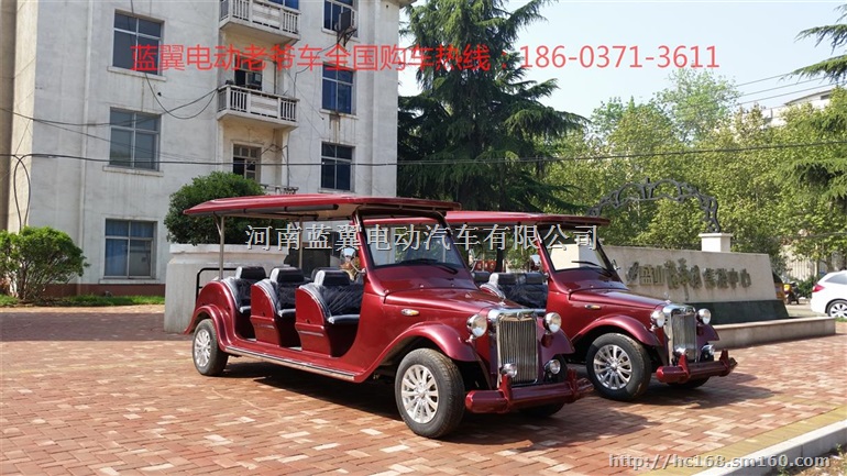 河南电动老爷车郑州新乡安阳焦作鹤壁电动看房车用蓝翼