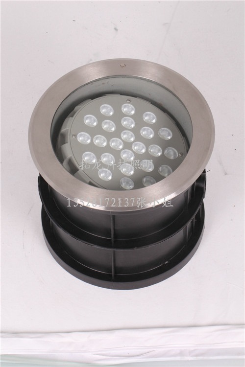 48W转角LED地埋灯 大功率七彩偏光广场墙体照明