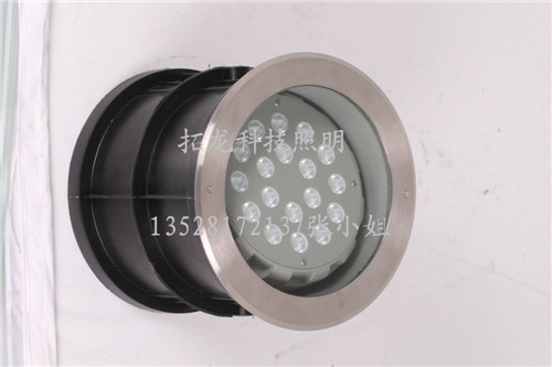 48W转角LED地埋灯 大功率七彩偏光广场墙体照明