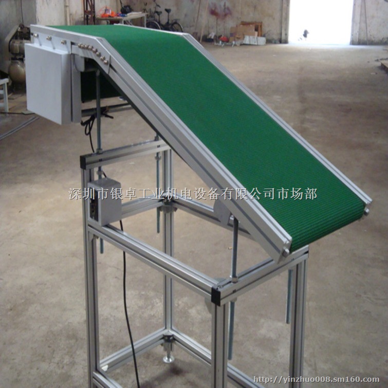 银卓流水线厂家热卖深圳爬坡皮带输送机