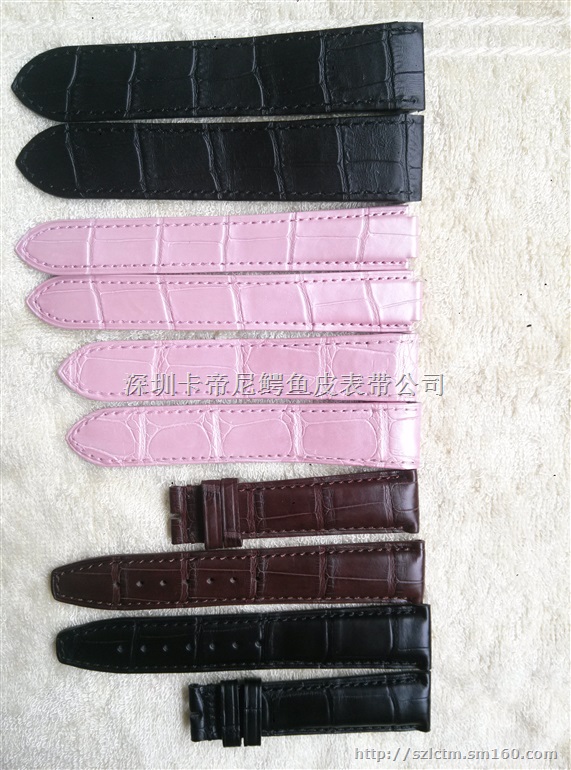 鳄鱼皮表带定制