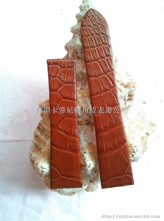 鳄鱼皮表带定制