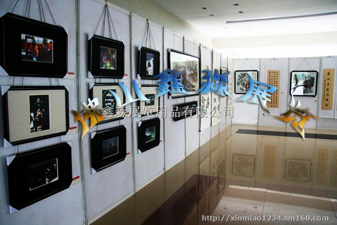 八棱柱屏风展板，挂画屏风展板特价出售，书画作品展板