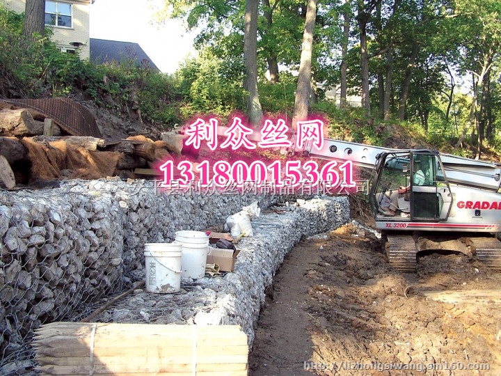 河道治理格宾网 护坡护岸覆塑格宾网 双绞合编织格宾