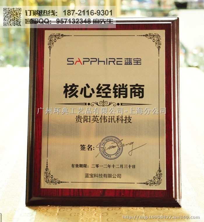 单位表彰奖牌 实木授权牌制作 金箔银箔奖牌