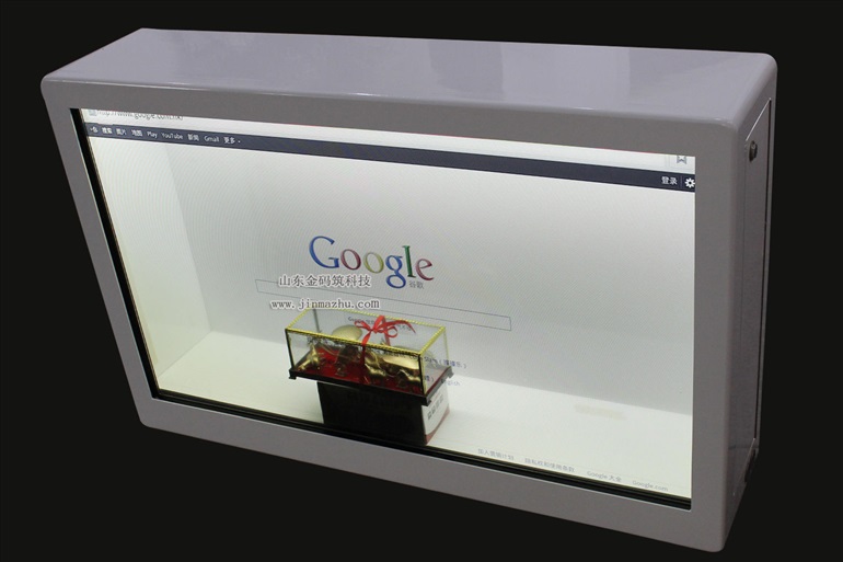 透明液晶触摸展示系统提供透明液晶屏展示柜