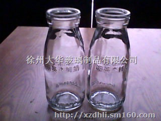 装鲜奶的玻璃瓶鲜奶瓶