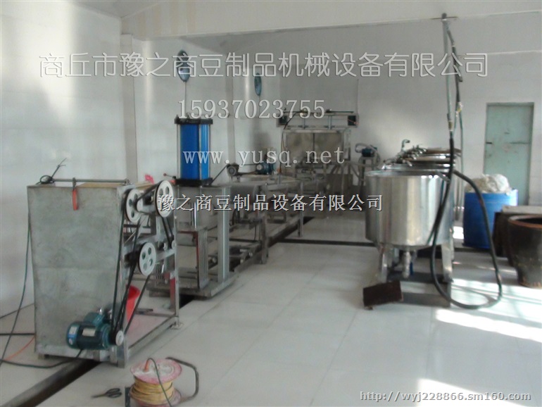 豫之商新型豆腐皮机主要生产千张机干豆腐机