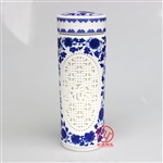 高档养生全瓷双层陶瓷保温杯厂家