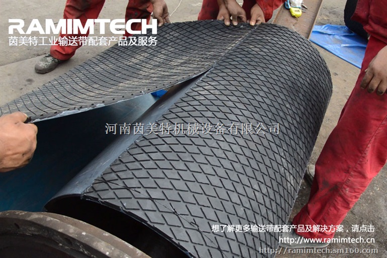 普通皮带机滚筒包胶胶板