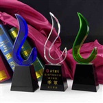 年度*优秀员工奖杯定制，优秀员工水晶奖杯定制