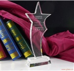 珠海优秀员工奖杯定制，公司年会奖杯定制，水晶奖杯