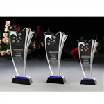 揭阳水晶奖杯定制，佛山优秀员工奖杯定制，水晶奖杯厂