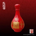 专业定制陶瓷酒瓶  陶瓷酒瓶定制图案