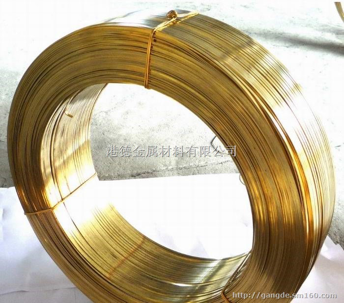 现货供应国标H65黄铜扁线1.456.25MM