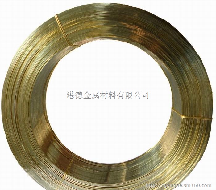 厂家直销东莞优质黄铜线H62环保黄铜扁线