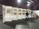 八棱柱木塑板展板 拉网展架 广告旗杆 丽屏