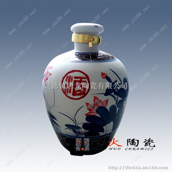 带水龙头陶瓷泡酒坛50斤生产厂家