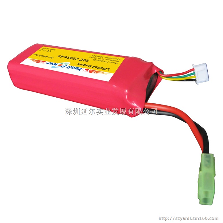 动力CS模型电池组9.6V 2200mAh磷酸铁锂