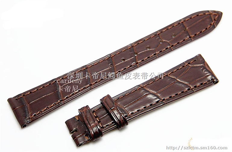 雅典鳄鱼皮表带，雅典真皮表带