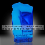 三亚企业会议奖杯定制，高档琉璃奖杯定制，表彰会奖杯