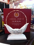 水晶纪念品定制，水晶礼品，珠海水晶退休纪念品定制