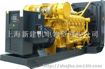 嘉善卡特柴油发电机回收，二手工程发电机组收购