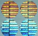 镭射透明商标 编码标签印刷 江门揭开留字防伪标