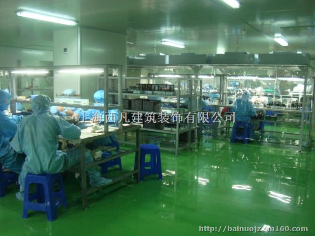 新场工业厂房隔墙，南汇净化厂房装修，环氧地坪漆施工