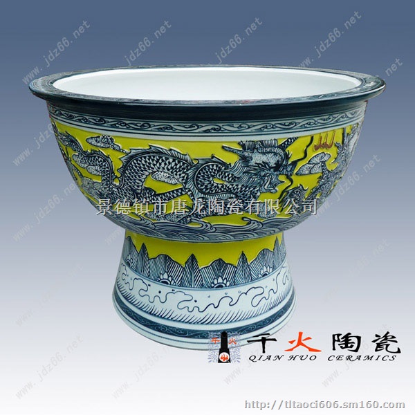 景德镇陶瓷鱼缸生产厂家