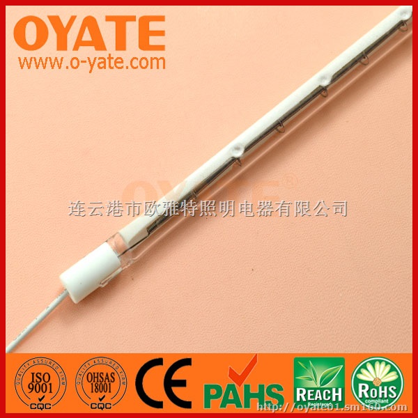 隧道烘干机用卤素石英加热管 热风机用卤素加热管
