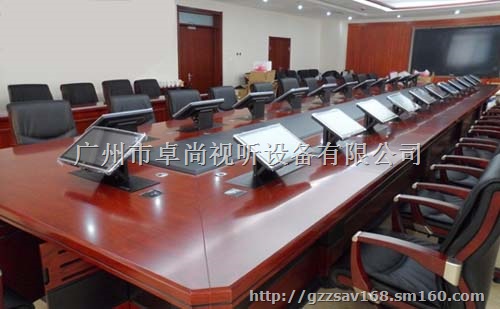 倾斜45度液晶屏升降器摆角45度电动显示屏升降器