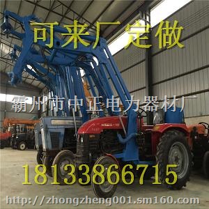 兖州500拖拉机螺旋钻机 电线杆钻坑机 水泥杆打桩